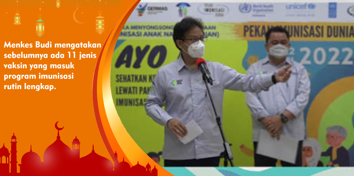 Ini Kata Menkes Soal Penambahan 3 Jenis Vaksin Rutin Lengkap
